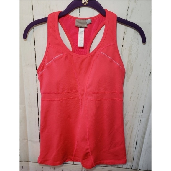 ATHLETA neon pink Turbocharge athletic tank S tall - Picture 1 of 5